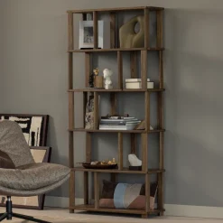 Boekenkast Riss Eikenhout, 186 x 90cm