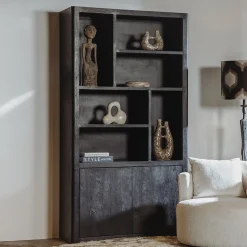 Boekenkast Tenna Mangohout, 220 x 120cm