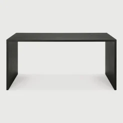 Bureau U Gevernist Eikenhout, kleur Zwart