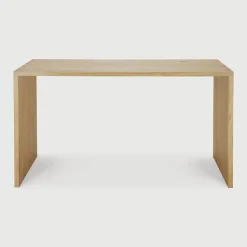 Bureau U Gevernist Eikenhout, kleur Naturel