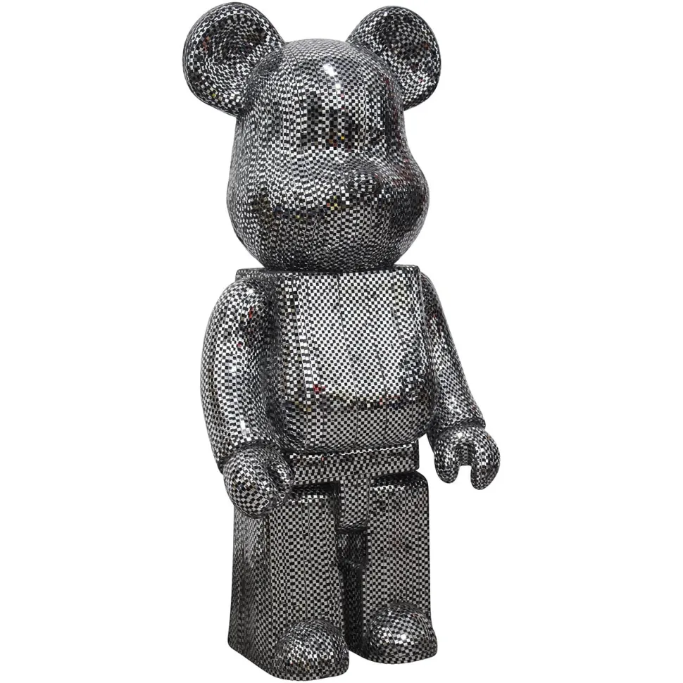 Decoratie Beer kleur Zwart