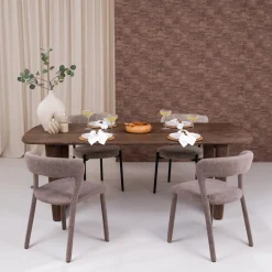 Deens Ovale Eettafel Cortez Mangohout