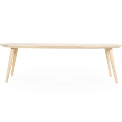 Deens Ovale Eettafel Elijah Eiken, kleur Naturel