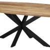 Deens Ovale Eettafel Evo Teakhout, 240 x 110cm