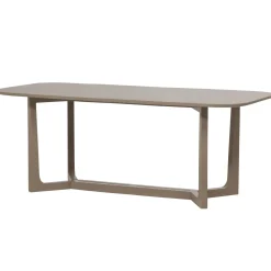Deens Ovale Eettafel Ferion Mangohout, kleur Mud