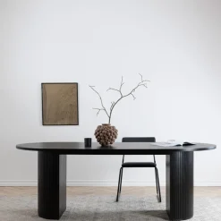 Deens Ovale Eettafel Fionna MDF, 200 x 90cm