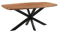 Deens Ovale Eettafel Jesper Mangohout, kleur Naturel