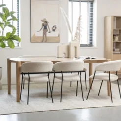 Deens Ovale Eettafel Selbu Eiken