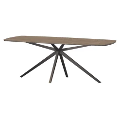 Deens Ovale Eettafel Tablo Eikenhout, 220 x 100cm