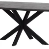 Deens Ovale Eettafel Vito Mortex, kleur Antraciet
