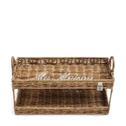 Dienblad Ma Maison Dubbel, Pitriet, kleur Bruin