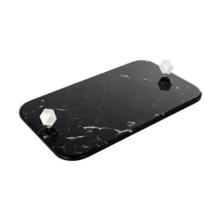 Dienblad Yaya, kleur Zwart