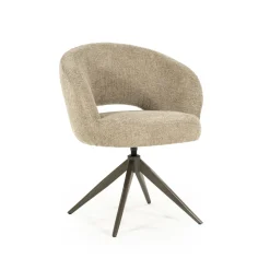 Draaibare Eetkamerstoel Alissa Bouclé