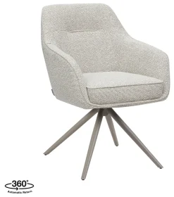 Draaibare Eetkamerstoel Akira Bouclé