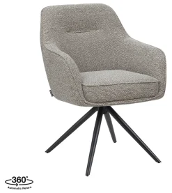Draaibare Eetkamerstoel Akira Bouclé