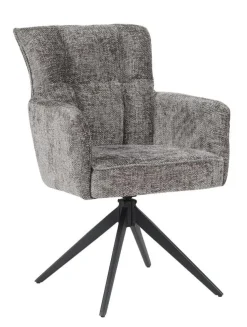 Draaibare Eetkamerstoel Bardi Geweven stof