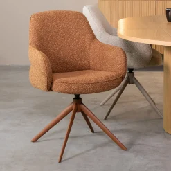 Draaibare Eetkamerstoel Bern Bouclé