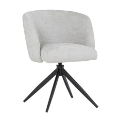 Draaibare Eetkamerstoel Cuvio Geweven stof