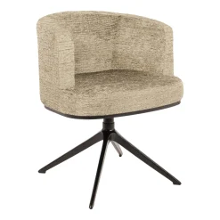 Draaibare Eetkamerstoel Cheyenne Fusion, kleur Desert