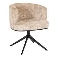 Draaibare Eetkamerstoel Cheyenne Lovely, kleur Beige