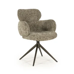 Draaibare Eetkamerstoel Darcio Geweven stof