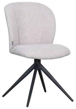 Draaibare Eetkamerstoel Kimo Bouclé