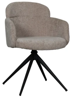 Draaibare Eetkamerstoel Levi Elite stof