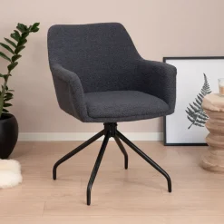 Draaibare Eetkamerstoel Lori Bouclé