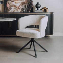 Draaibare Eetkamerstoel Mura Chenille