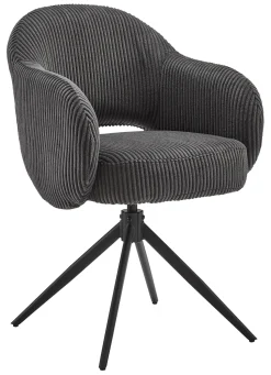 Draaibare Eetkamerstoel Melodee Ribstof