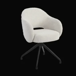 Draaibare Eetkamerstoel Porto Geweven stof