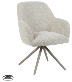 Draaibare Eetkamerstoel Sayuri Bouclé