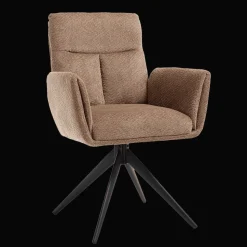 Draaibare Eetkamerstoel Varzo Bouclé