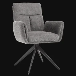 Draaibare Eetkamerstoel Varzo Bouclé