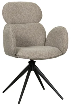 Draaibare Eetkamerstoel Vidar Bouclé