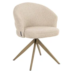 Draaibare Eetkamerstoel Zendaya Bouclé