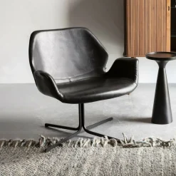 Draaibare Fauteuil Nikki Vintage PU leder