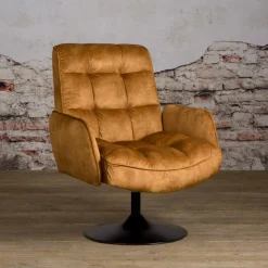 Draaibare Fauteuil Tropea Velvet