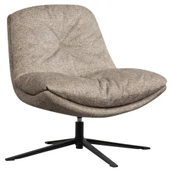 Draaifauteuil Arve Geweven stof, kleur Naturel