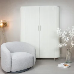 Draaifauteuil Belfast Bouclé