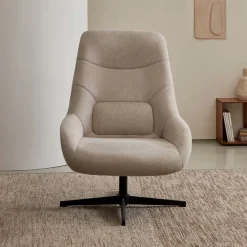 Draaifauteuil Celida kleur Beige