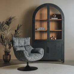 Draaifauteuil Force Bouclé