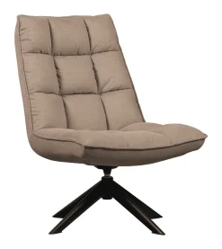 Draaifauteuil Jouke Geweven, kleur Zand