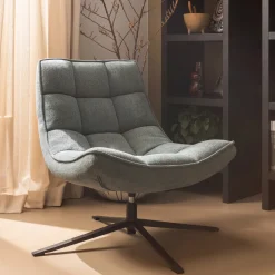 Draaifauteuil Maudi Geweven