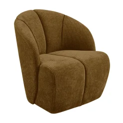 Draaifauteuil Mojo Geweven Rib, kleur Honing Geel