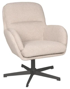 Draaifauteuil Moss Bouclé, kleur Naturel