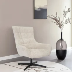 Draaifauteuil Naomi kleur Toffee