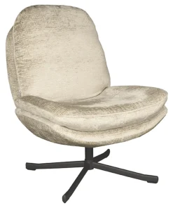 Draaifauteuil Noel Elegance stof, kleur Beige