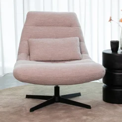 Draaifauteuil Nox Bouclé, kleur Naturel