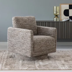 Draaifauteuil Oska Melange stof